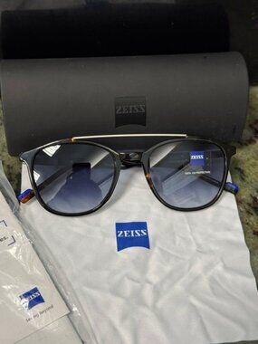 Zeiss ZS22518S 240 Havana/Blue Gradient 52-20-145 Sunglasses NWT/Case Free Ship